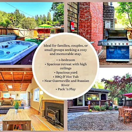 The Shack Hot Tub Outdoor Bbq Russian River